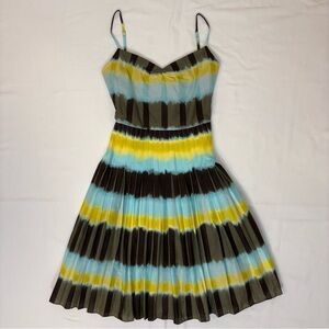 BCBGMAXAZRIA Pleated Mini Dress- 0P